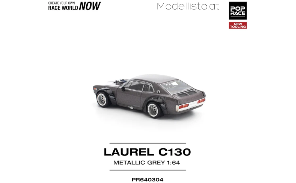 PR640304 Pop Race Laurel C130, metallic grey